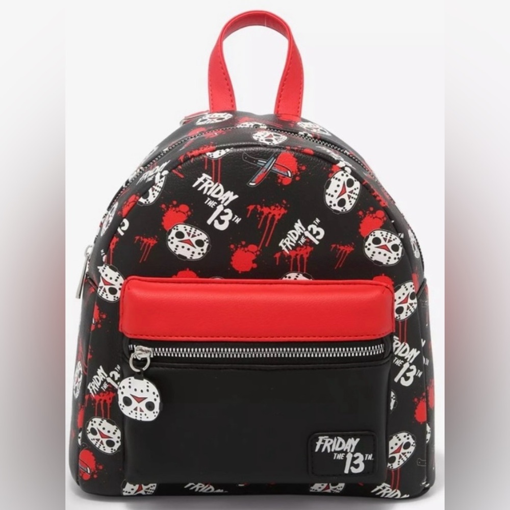 NWT Bioworld Friday the 13th Chibi Jason Mask Backpack